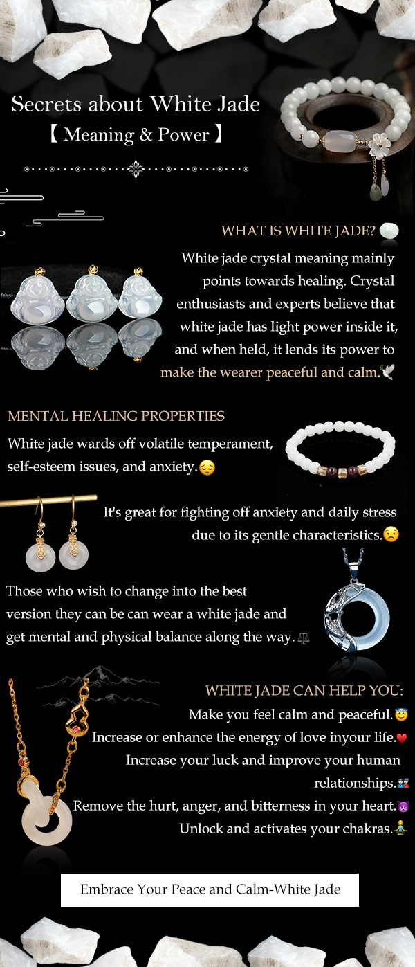 Secrets about White Jade Meaning & Power Buddha Stones